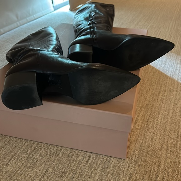 Miu miu brown leather boots - Picture 5 of 8